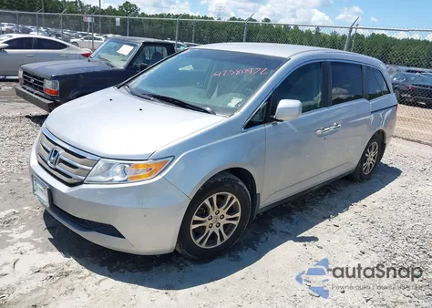 2011 Honda Odyssey Ex z USA, uszkodzony, nr VIN 5FNRL5H40BB035225
